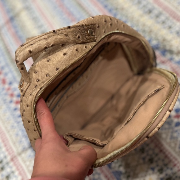 Textured Tan Backpack - Picture 4 of 5